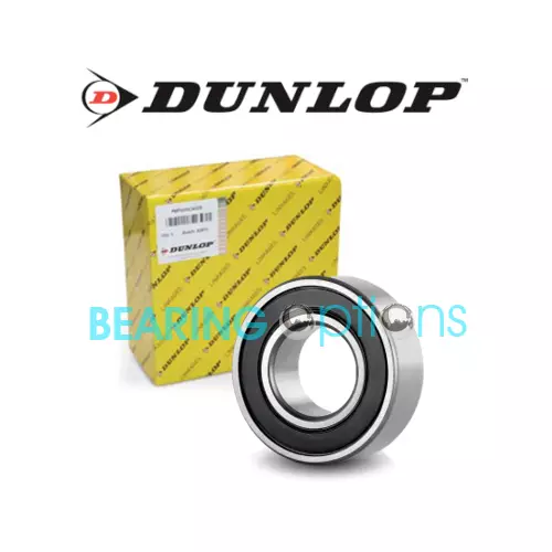 6302 2RS Dunlop Rubber Sealed Bearing 15mm X 42mm X 13mm - High Quality