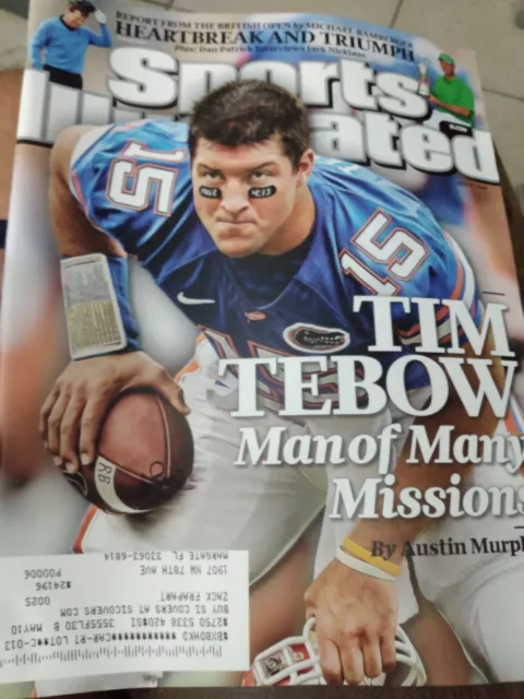 Sports Illustrated Magazine ---July 27 2009---Tim Tebow  Cover