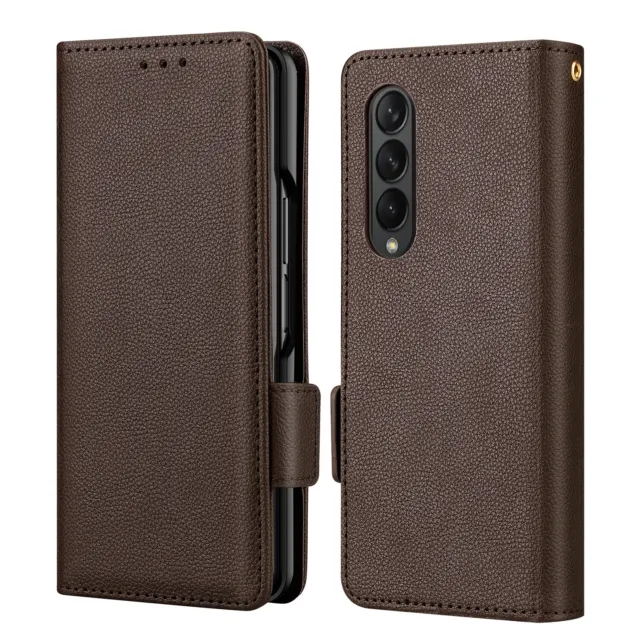 For Samsung Galaxy Z Fold 4 5G Leather Wallet Case Card Rugged Shockproof Cover
