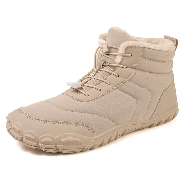 Men's Waterproof Outdoor Snow Boots - Five-Finger Hiking Shoes