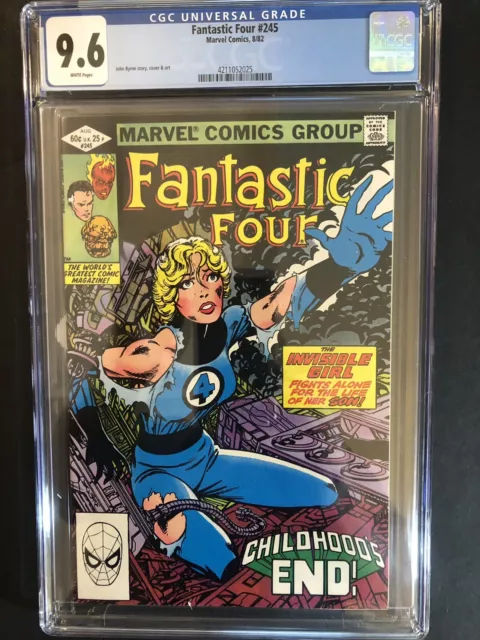 Fantastic Four 245 CGC 9.6 NM+ Marvel Adult Franklin Richards Byrne