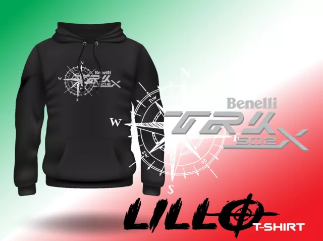 FELPA CON CAPPUCCIO UNISEX SWEATSHIRT Benelli TRK 502 X