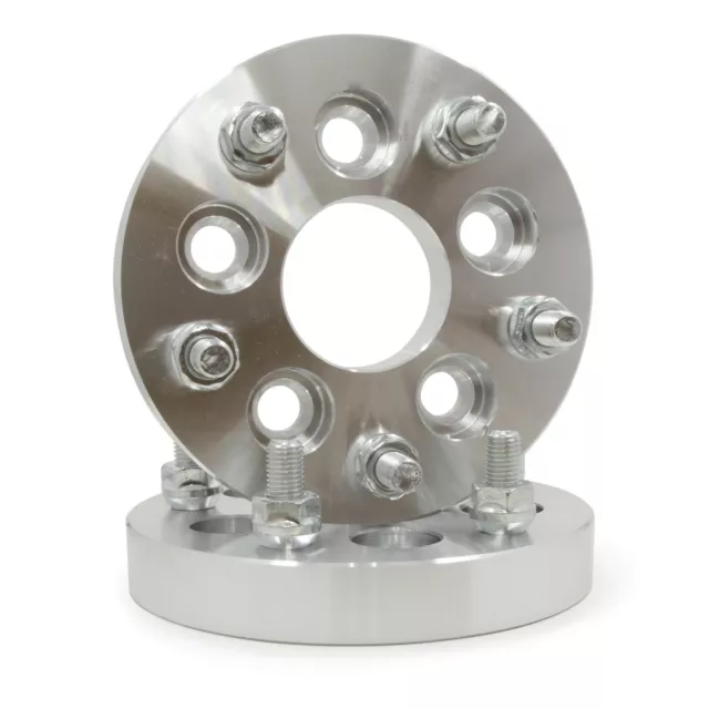 2 Wheel Spacers Adapters | 5x100 To 5x114.3 | 1" Thick | 5x100 To 5x4.5