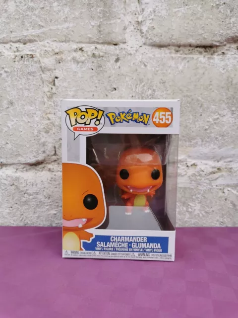 Figurine Funko Pop! N°455 - Pokemon - Salamèche Métallique Summer Convention