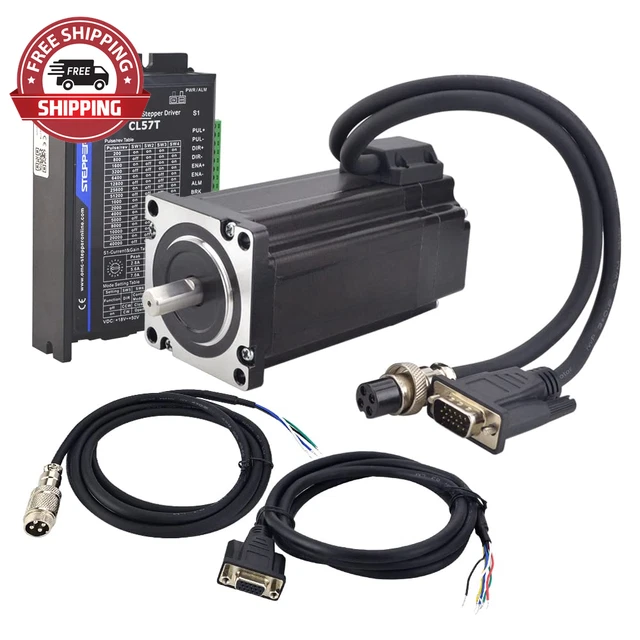 Closed Loop Stepper Motor 1 Axis CNC KIT 4.0 Nm/566.56Oz.In Nema 24 Stepper Moto