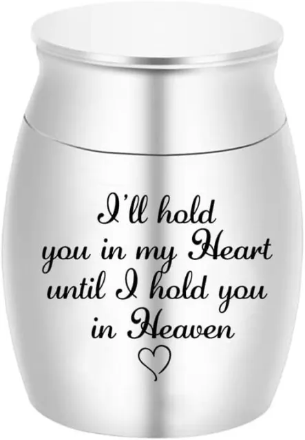 Small Urns Mini Cremation Human Ashes Holder Stainless Steel Memorial Keepsake