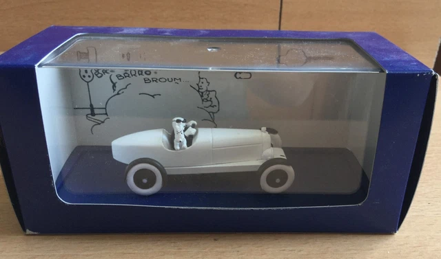 VOITURE METAL ATLAS Tintin Kuifje Herge N° 33 La 2 Cv Emboutie Des