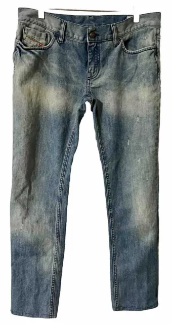 Diesel Industry Liv  Blue Denim Jeans Womens Italy 31 X 34 (altered)