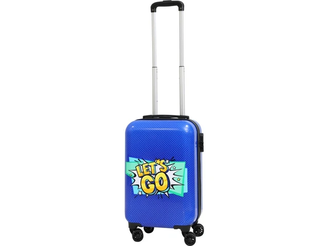Set Zaino Con Ruote Da Uomo 48 Cm: Trolley 3-in-1 Con Portapranzo E Astuccio, Per Viaggio, Scuola E Outdoor, Colore Blu