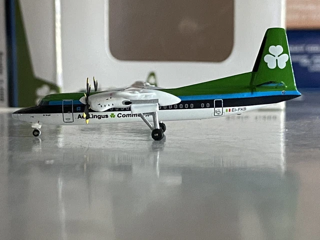 JC Wings Aer Lingus Commuter Fokker F-50 1:400 EI-FKB JC4EIN066 2