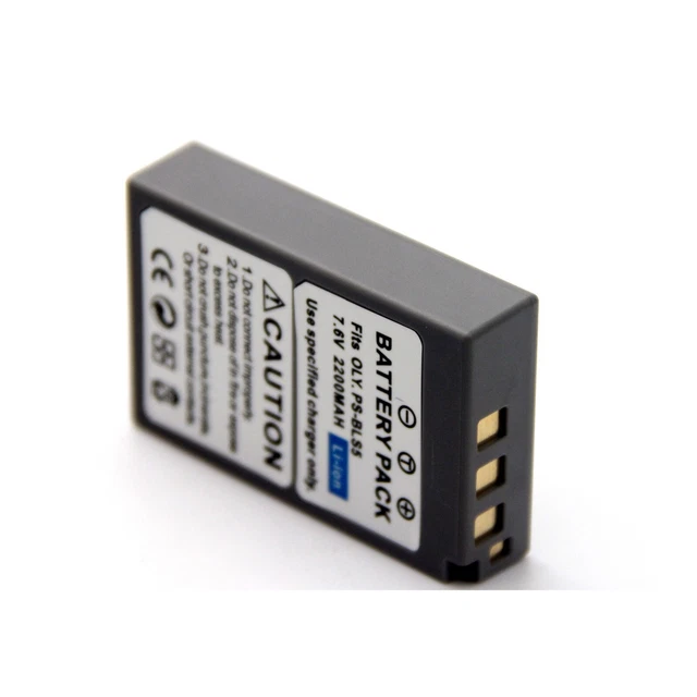 Batteria PATONA PROTECT BLS-5/BLS-50 1100mAh Per Olympus OM-D E-M10, Pen E-PL, Stylus 1 – Custodia V1 Ignifuga E NTC