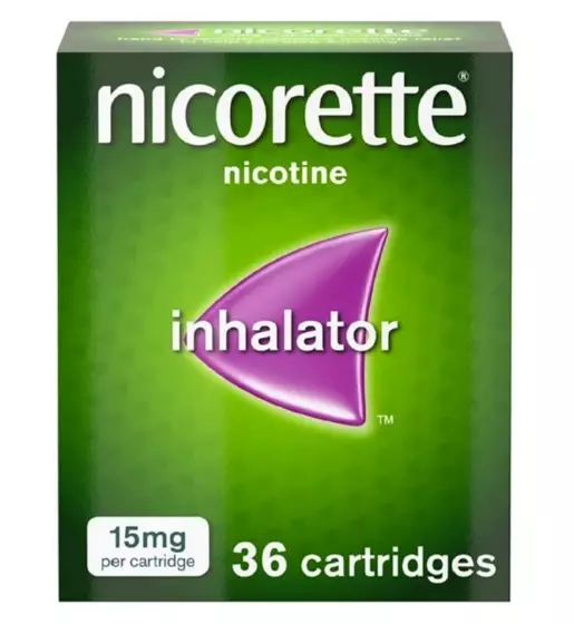 Nicorette Inalatore 15 mg - 36 cartucce aiuto per smettere di fumare nuovo