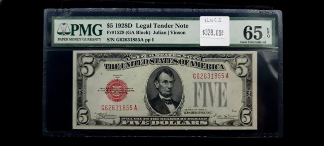 1935H $1 USA Silver Certificate FR. 1618 (DJ Block) PMG 67EPQ