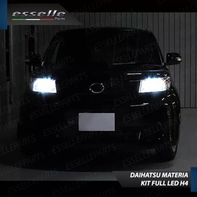 Conversione Led Daihatsu Materia Anabbaglianti H4 + Led Posizione T10 6000K 2