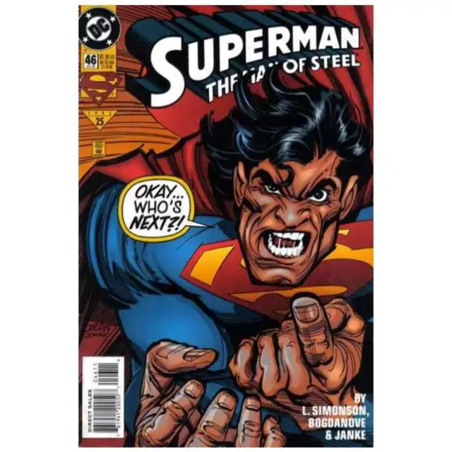 Superman: The Man of Steel #46 in Near Mint condition. DC comics [e{
