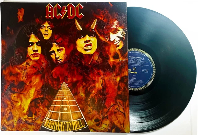 AC/DC HIGHWAY TO Hell First Pressing RARE 1979 APLP040 EX Blue Albert ...