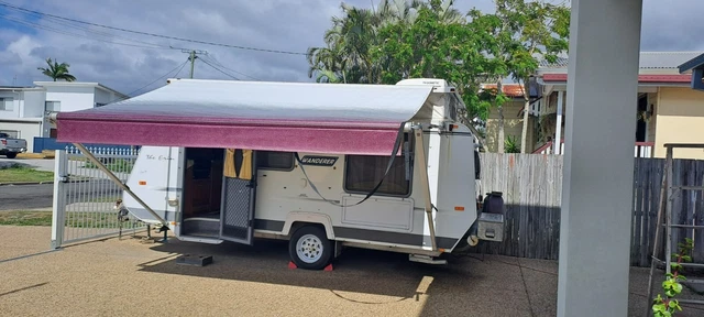 caravan 17 foot pop top A van Erin
