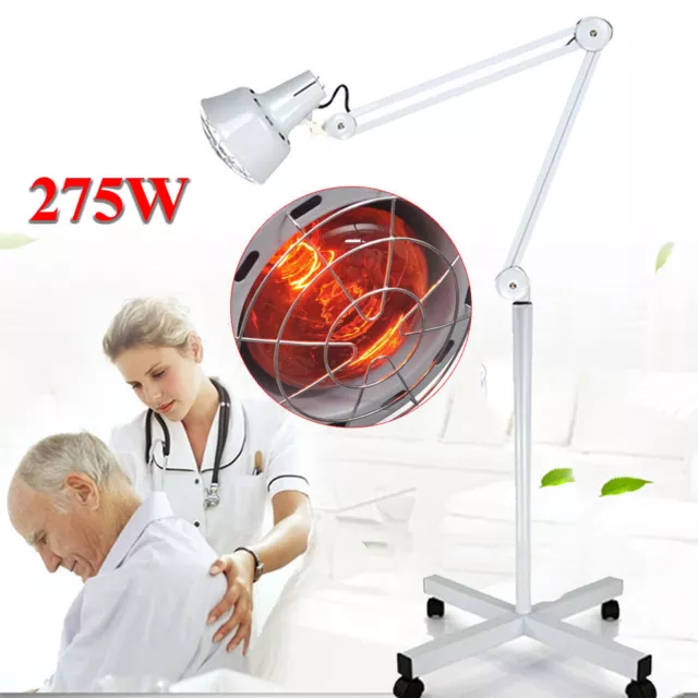 Lampada a infrarossi lampada di calore lampada a infrarossi faretto supporto con ruote 275 W 220 V DHL