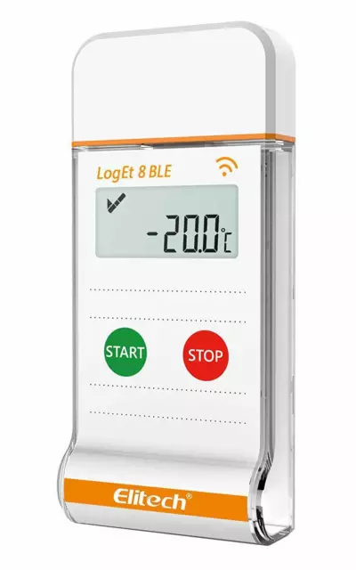 Elitech LogEt 8 BLE Bluetooth Temperature Data Logger Wireless PDF Reporter Data