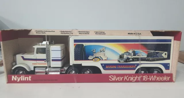 Vintage Boxed Nylint Freightliner Bandag TransEurope Collectable Toy Truck