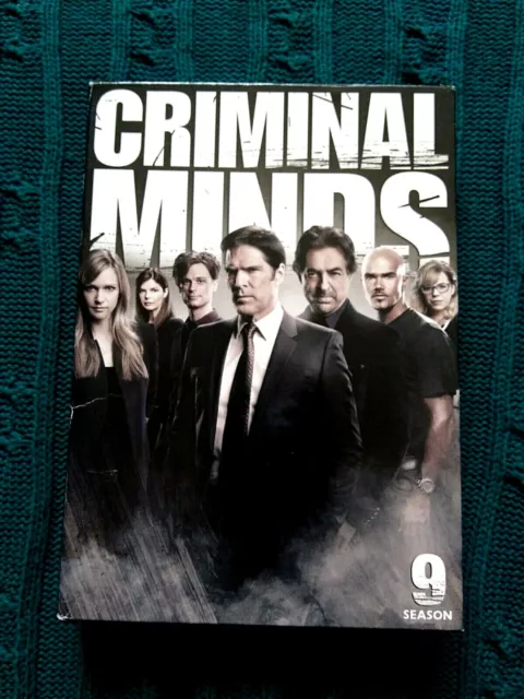 Criminal Minds - The Ninth Season-Dvd, 6-Disc Box Set R-1, Like New, Free Post