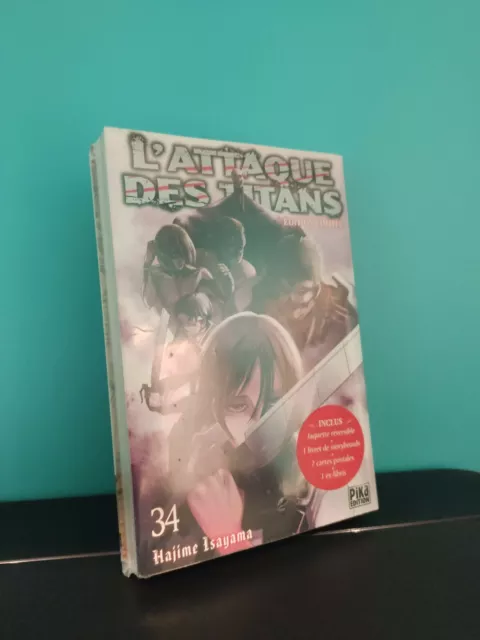 L'Attaque des titans Tome 34 Edition collector limitée [NEUF sous blister]