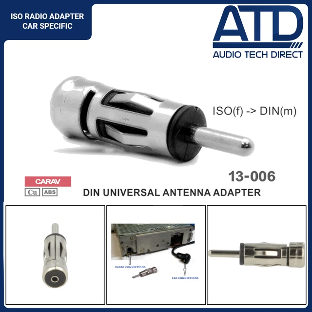 Adattatore Antenna Auto Radio A.I.V 812444.12 - Collegamento DIN A ISO Per Autoradio - Foto 2