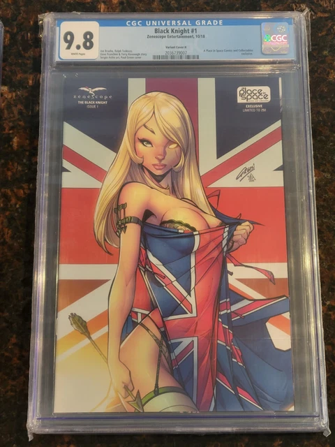 9.8 CGC Zenescope  BLACK KNIGHT #1 - Variant Cover H - Limited 250 - Paul Green