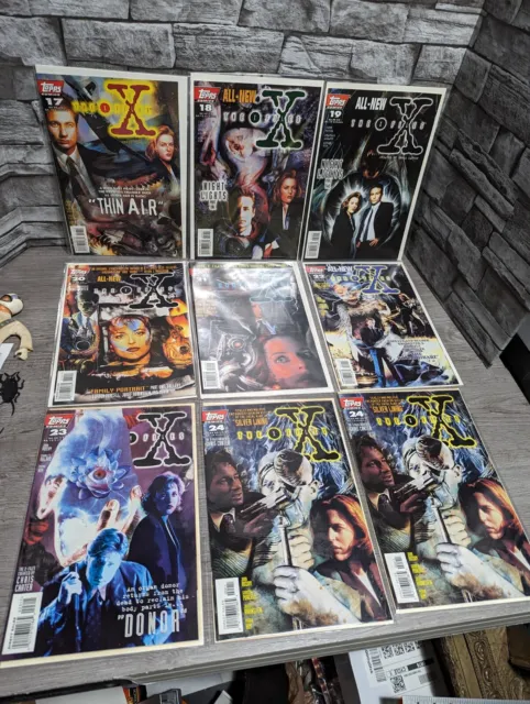 Large X-FILES Topps Comic Book Set Lot: Issues #0-40, Variant, Annuals, Digest 3