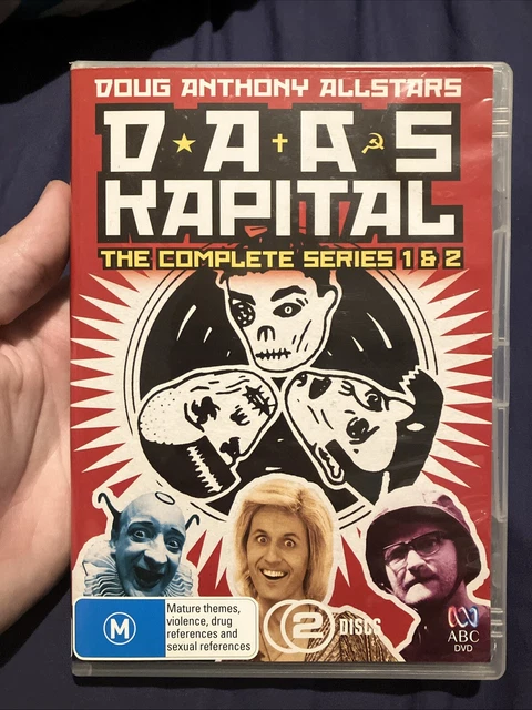 DAASキャピタル ダグアンソニーオールスターズ DAAS Kapital  Complete Series 1＆2  2-DVD Set   DAAS Kapital Complete Series One and Two     NON-USA FORMAT  PAL  Reg.0 Import Australia  Tim Ferguson DAAS Kapital - Complete Series 1 2 D.A.A.S. DVD 1991 Doug