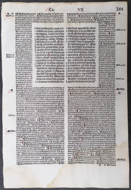 Original Inkunabel Biblia Latina Actuum Apostolorum Koberger Nürnberg - 1498