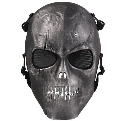 Airsoft Paintball Tactical Full Face Mask Skull Game Protect Captain US