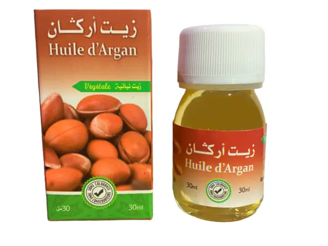 Huile d'Argan Marocain 100% pure et naturelle | huile d'argan de cosmétique 30ml