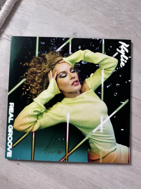 KYLIE MINOGUE Real Groove Lime Green 7 Inch Vinyl Single Limited Edition NEW