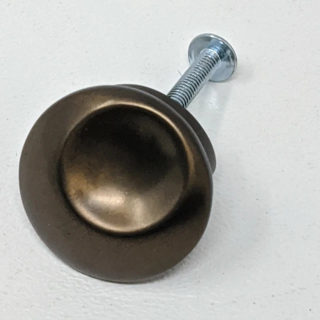 Venetian Bronze 1 1/4" Round Cabinet Knob Pull Hickory Lot of 18