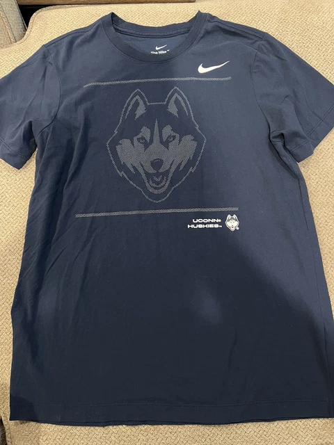 Mens Nike Uconn Huskies Basketball Shirt Medium Blue
