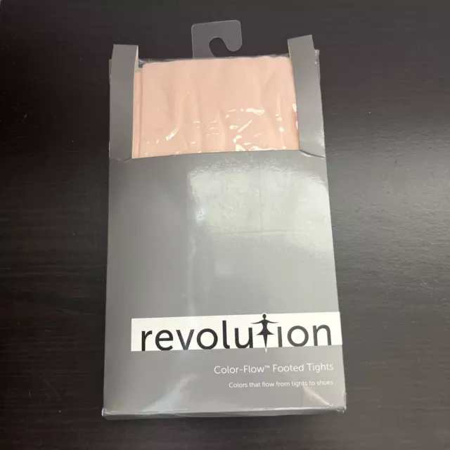 Revolution Dancewear Tights Pink Flow Footed Color classic-child Large 1007