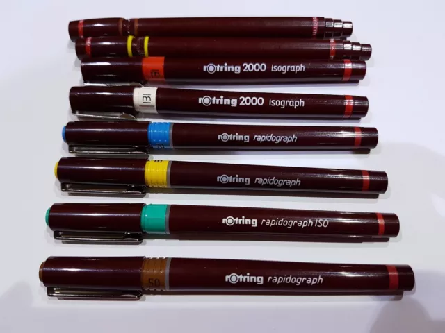 rOtring Rapidograph / Isograph / Micronorm / Variant - Technical Pens (no box)