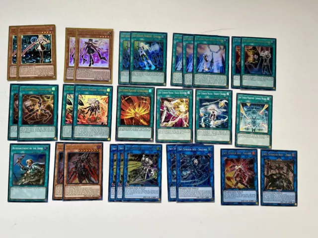 Yugioh Sky Striker Deck Core 29 Cards Raye Mobilize Engage Linkage Widow Anchor