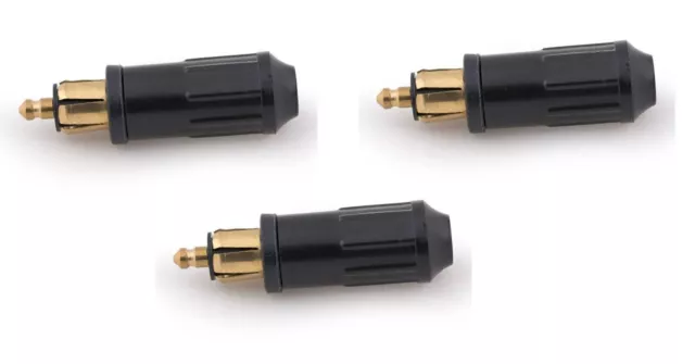 3x 12Volt Normstecker Norm-Stecker Norm-Adapter Bordsteckdose Boot Auto KFZ LOVE