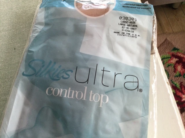Originale vintage trasparente ""Silkies ultra collant"". Top di controllo grande