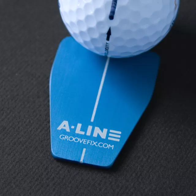 A-Line Ball Marker Putting Aid (Bull) – Improve Your 1 Putt % (Linefix Not Inc.)