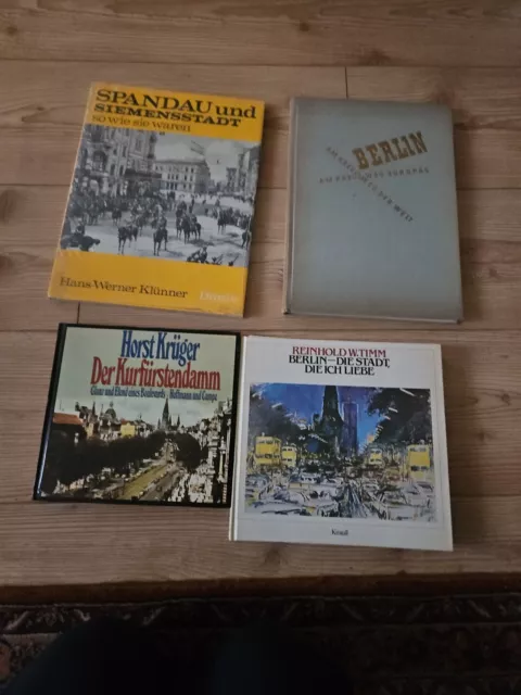 4 X Berlin Bücher u.a.Der Kurfürstendamm Glanz und Elend eines Boulevards,Berlin