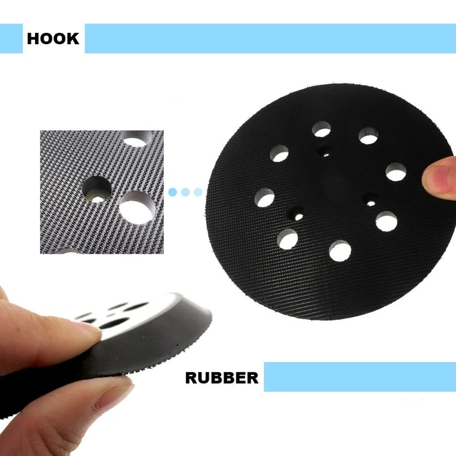 Disque de meulage 8 trous de vide Pour Makita BO5041 K BO5010 Pratique