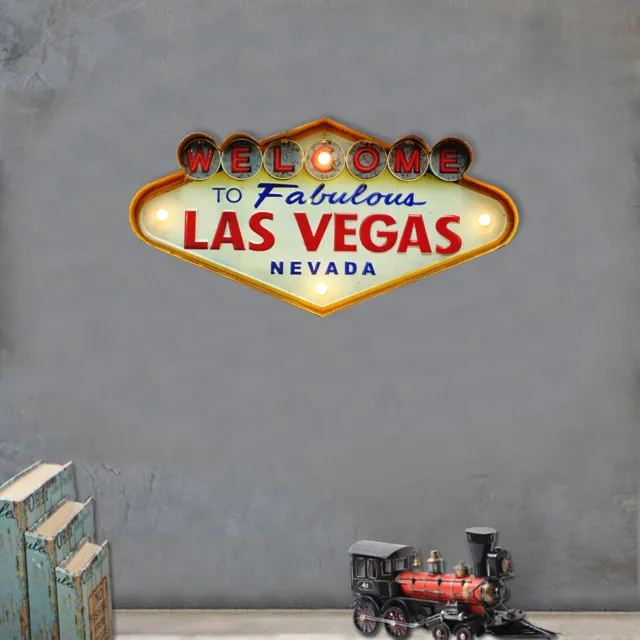 New Retro Welcome to Fabulous Las Vegas Nevada Bar Beer Neon Light  Metal Sign