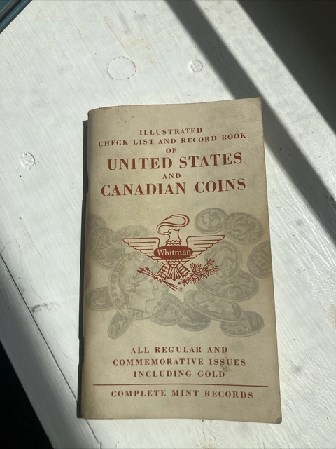 Check List & Record Book of United States & Canadian Coins The Official