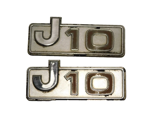 1974-1988 Jeep J10 Side Fender Emblems Logo Script Front Side Pair 2 Left Right