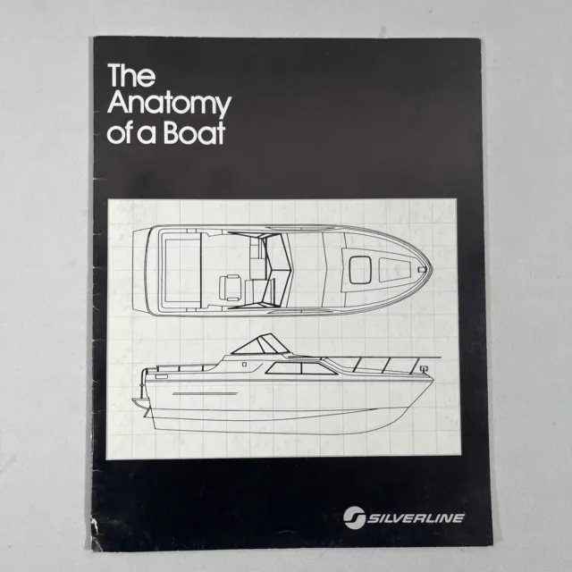 Vintage Silverline Boat Brochure The Anatomy of a Boat Boatbuilding Process