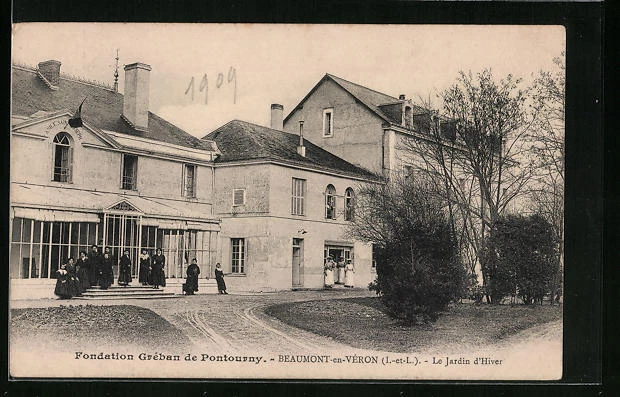 CPA Beaumont-en-Véron, Gréban de Pontourny Foundation, Le Jardin d'Hiver
