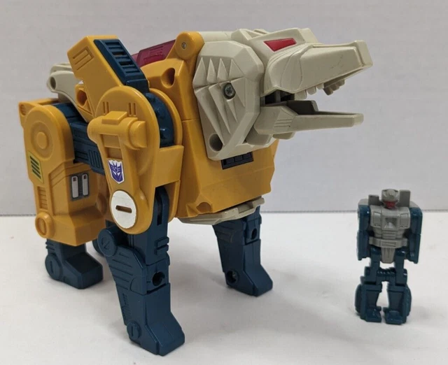 VINTAGE TRANSFORMERS G1 Weirdwolf Monzo Decepticon Headmaster 1987